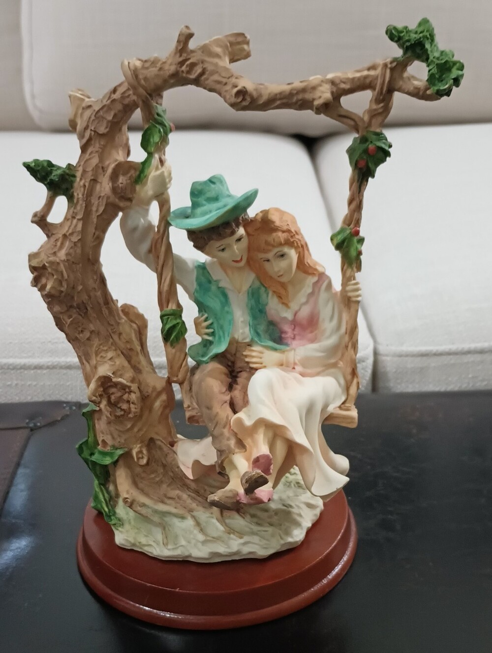 Dave Originals Taiwan Couple on Swing Figurine